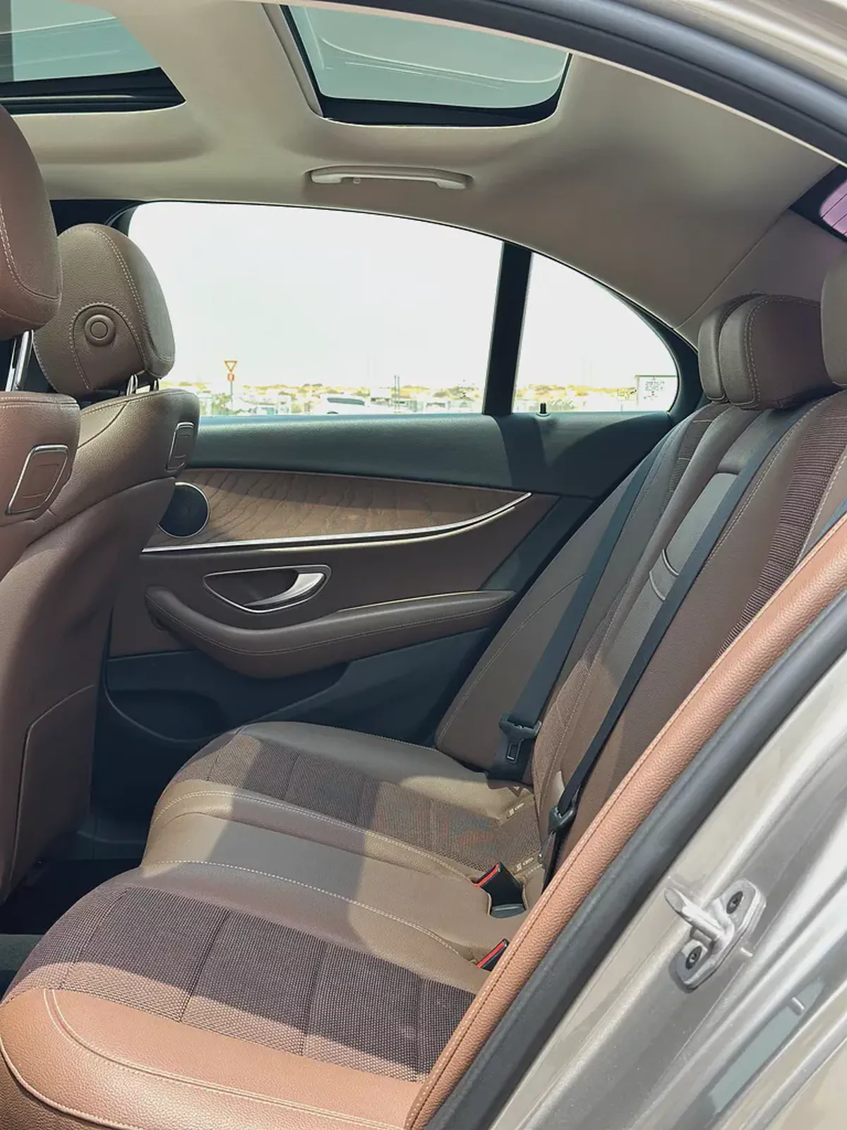 Mercedes-Benz E200 2021 / GCC Specs / 50,000 KM / Gold / Brown Interior-13-13
