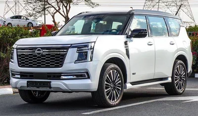 Nissan Patrol LE PLATINUM CITY Nissan patrol full option white roof black 2026 LE 3.5TT ALL COLUOR-2