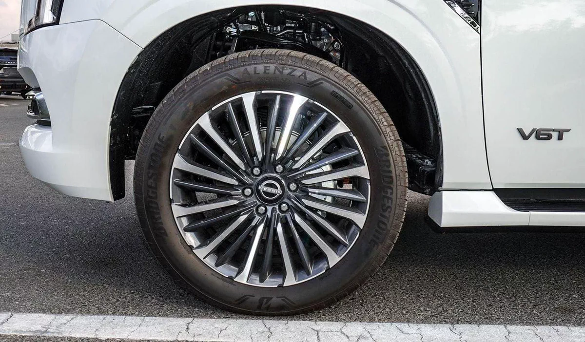 Nissan Patrol LE PLATINUM CITY Nissan patrol full option white roof black 2026 LE 3.5TT ALL COLUOR-6-0
