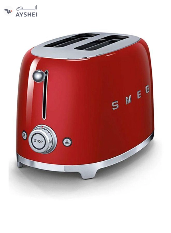 smeg 2-Slice Retro Toaster 1035 W TSF01RDAU / TSF01RDUK / TSF01RDEU Red