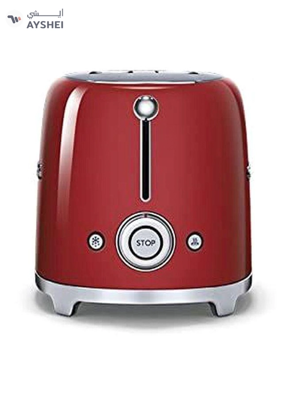 smeg 2-Slice Retro Toaster 1035 W TSF01RDAU / TSF01RDUK / TSF01RDEU Red