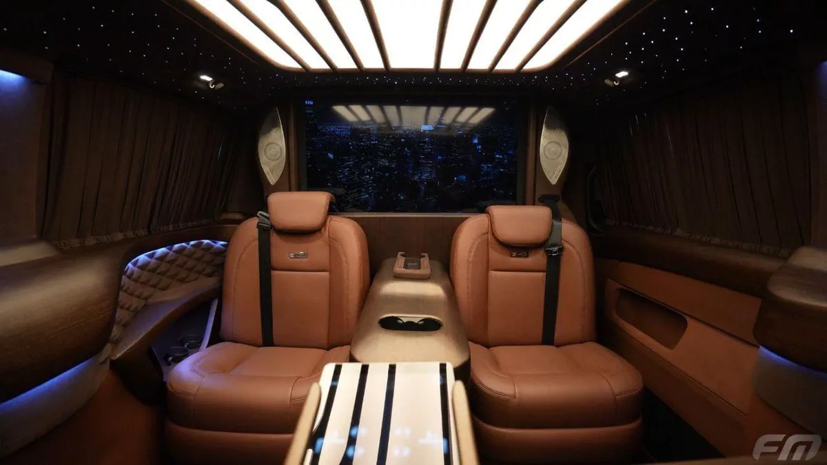 Mercedes Benz V300 VIP BUSINESS VAN – FULL LUXURY OPTION | BRAND NEW | GCC | 2025-5-0