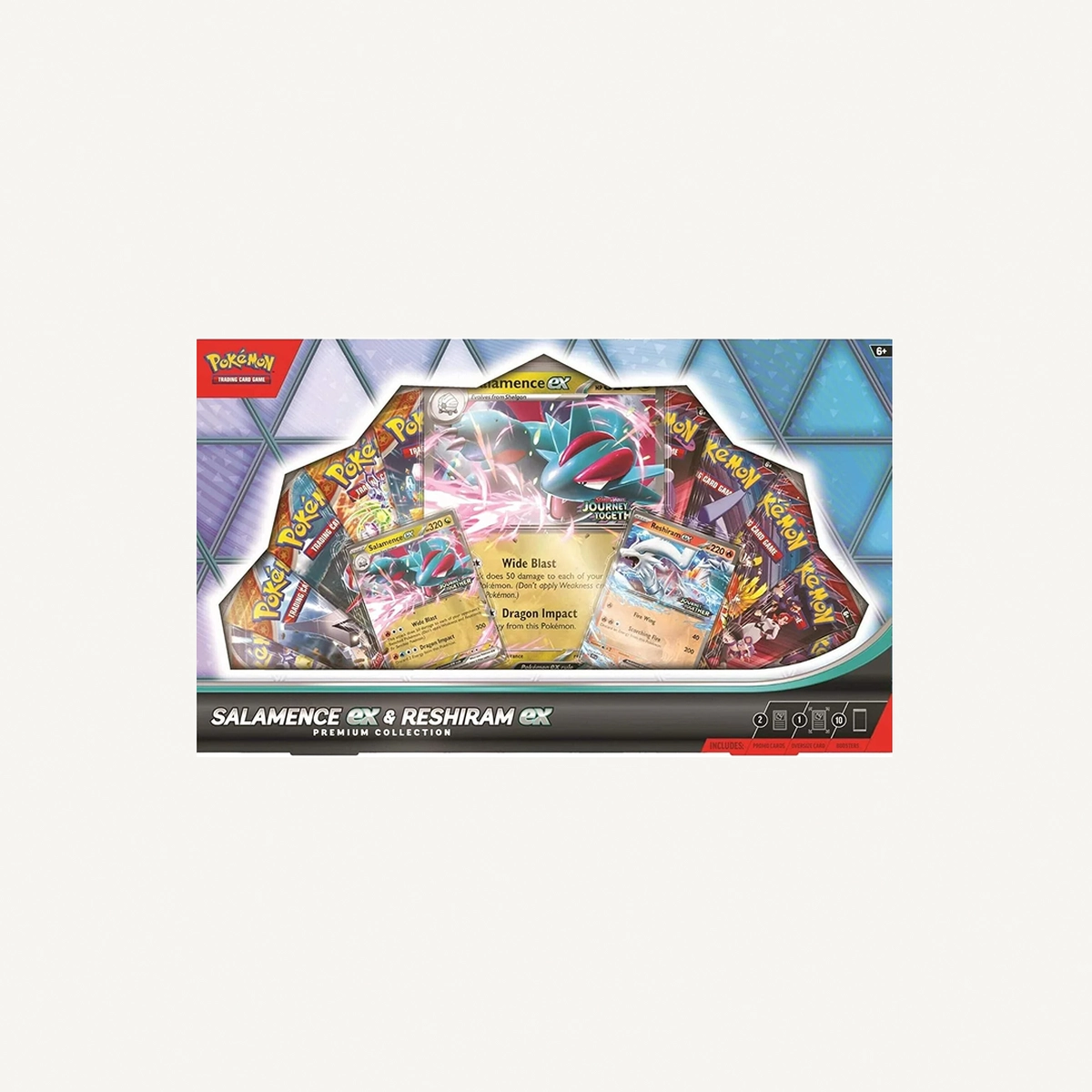 Pokémon TCG Salamence ex & Reshiram ex Premium Collection Box