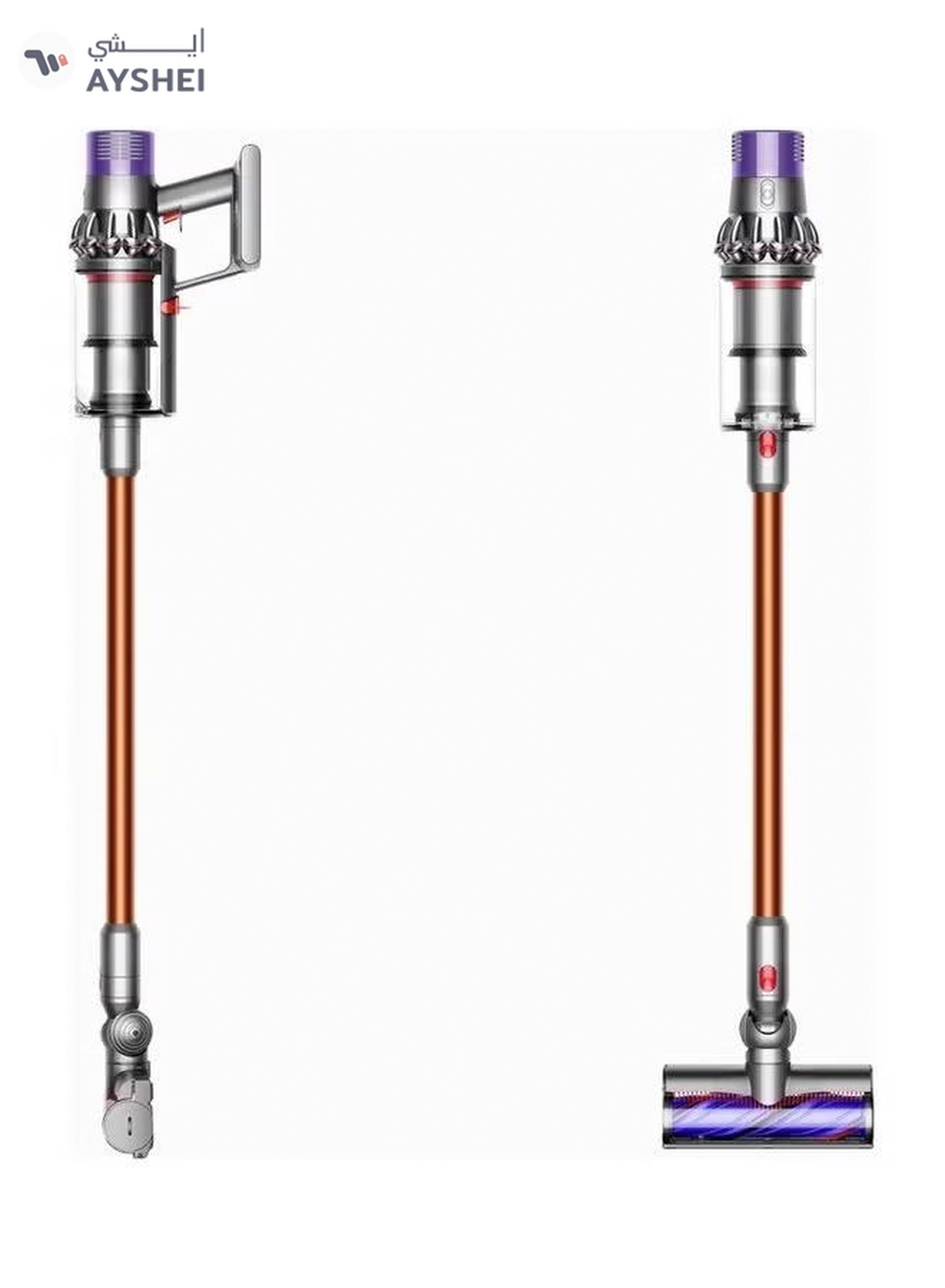 Dyson V10 Absolute Cordless Vacuum 525 W V10 SV27 sprayed Nickel/Iron/Copper-1-1