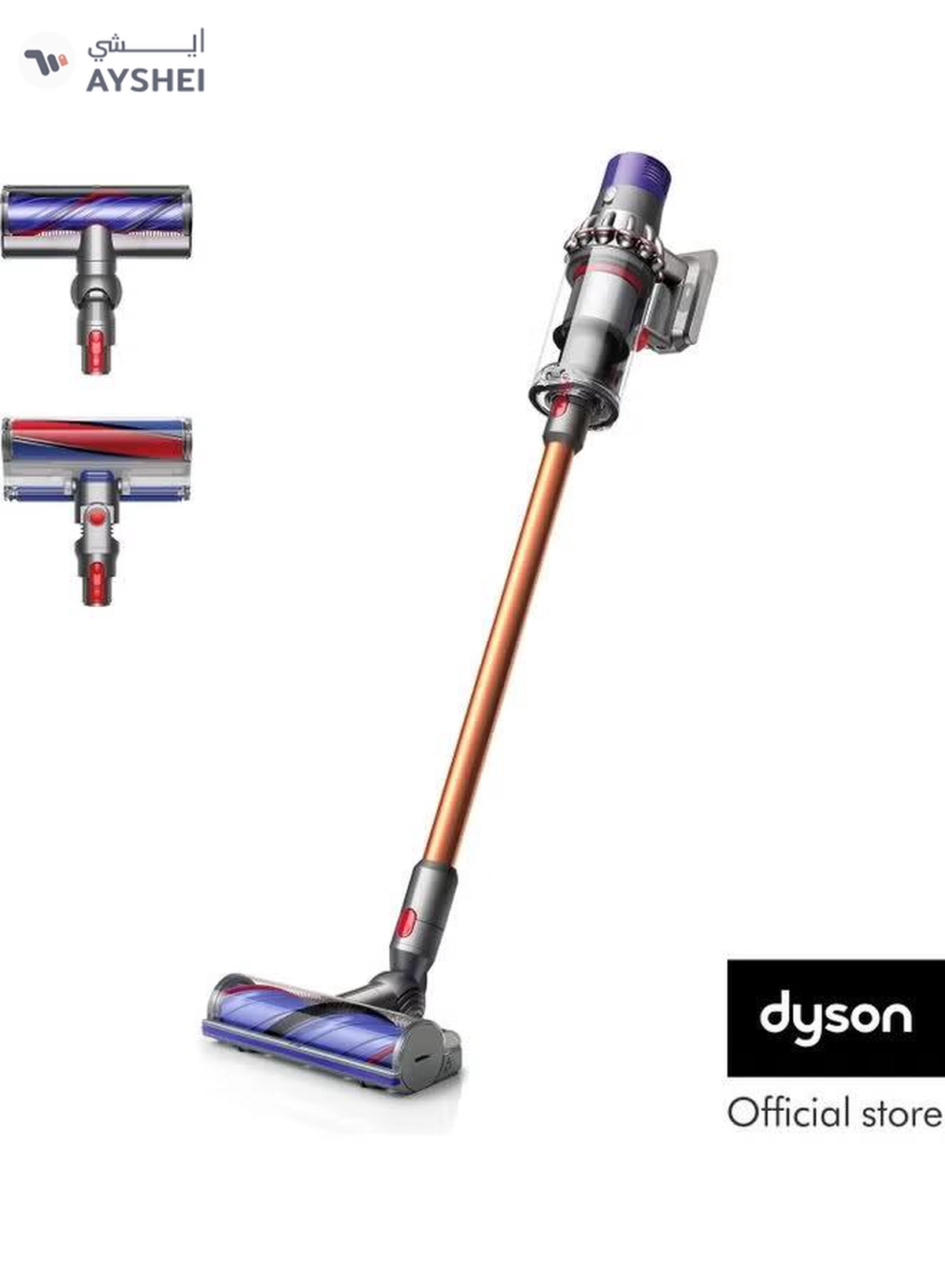 Dyson V10 Absolute Cordless Vacuum 525 W V10 SV27 sprayed Nickel/Iron/Copper-3-3