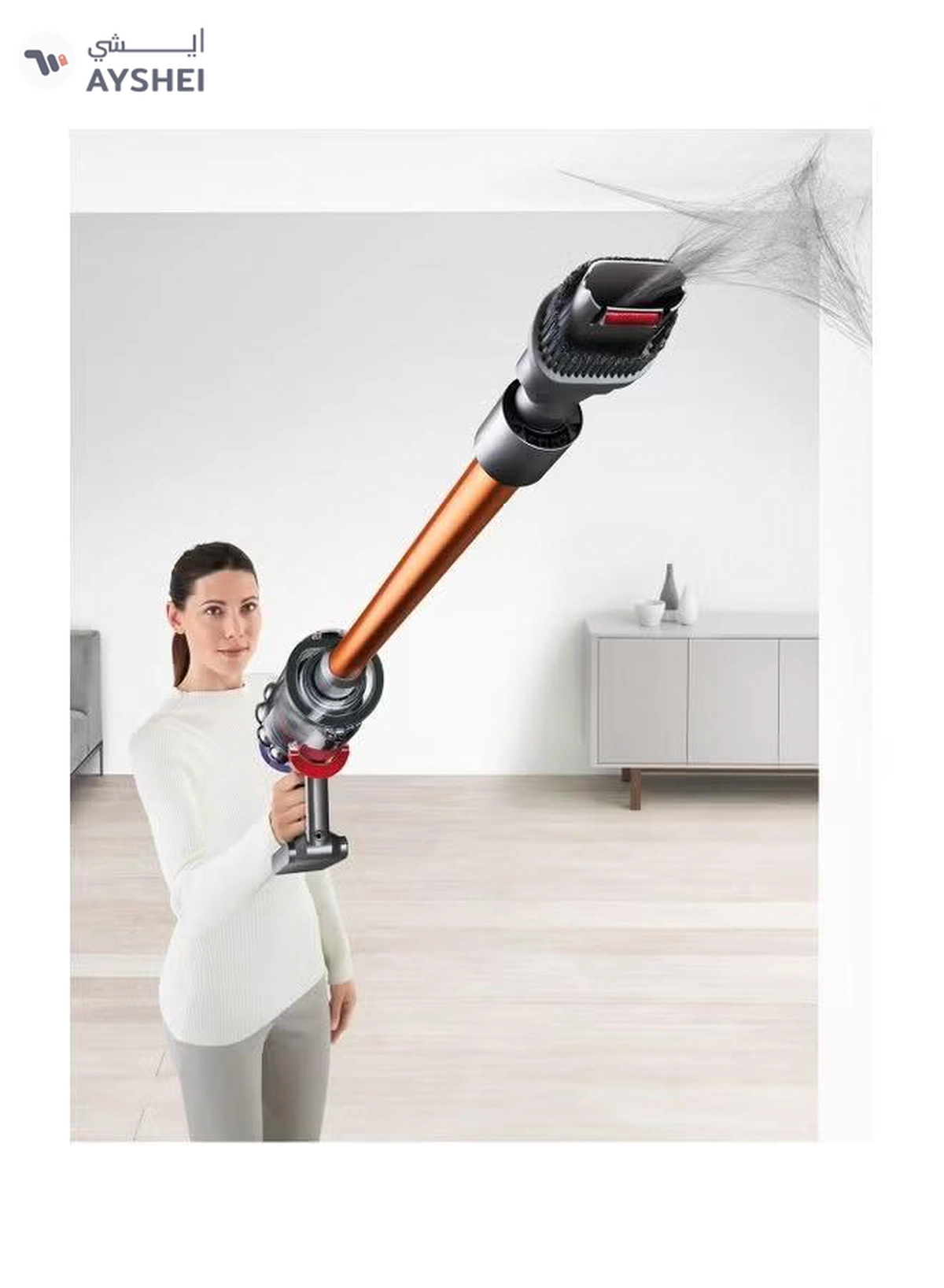 Dyson V10 Absolute Cordless Vacuum 525 W V10 SV27 sprayed Nickel/Iron/Copper-4-4