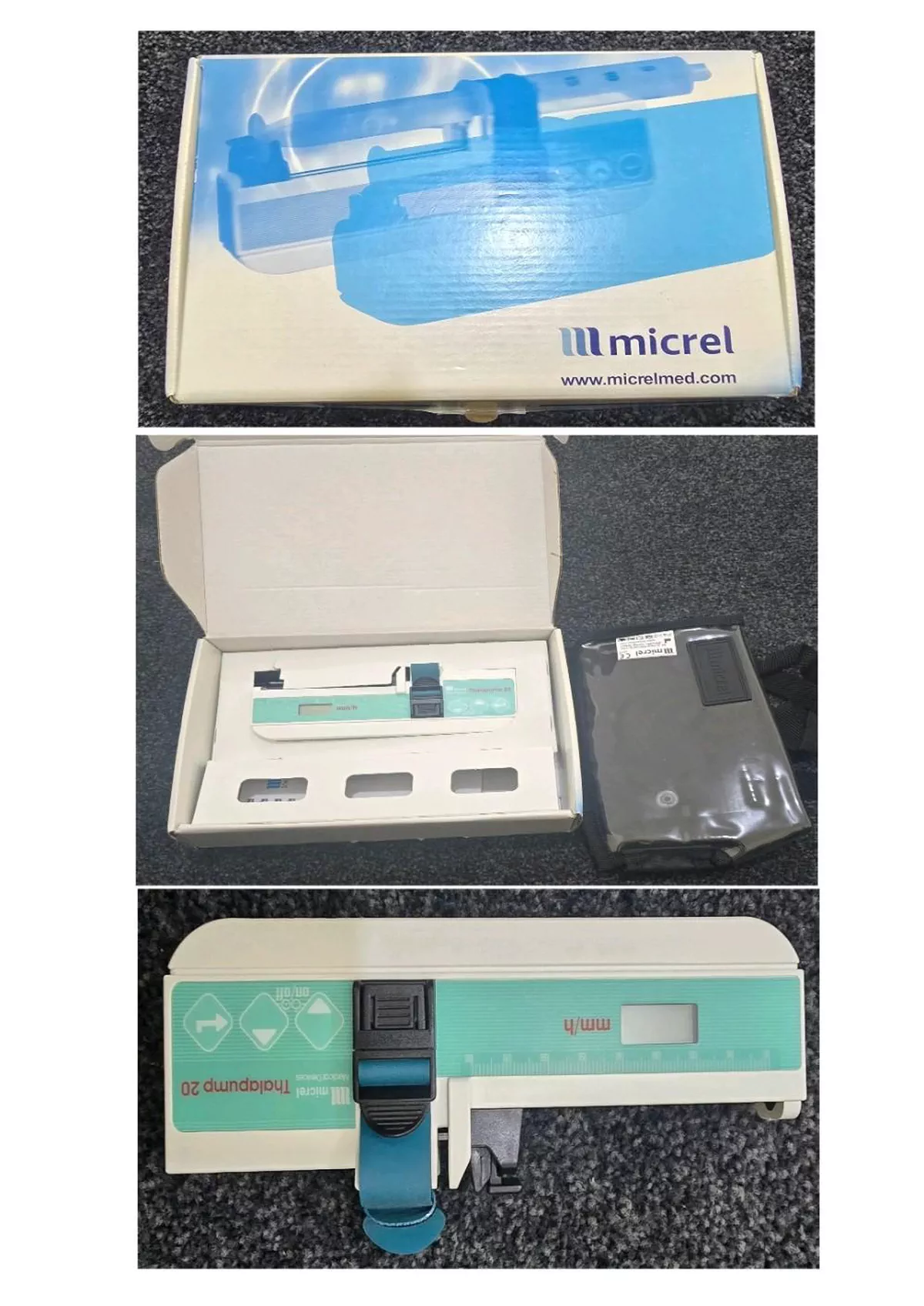 Brand New Micrel Thalapump 20 Infusion Pump