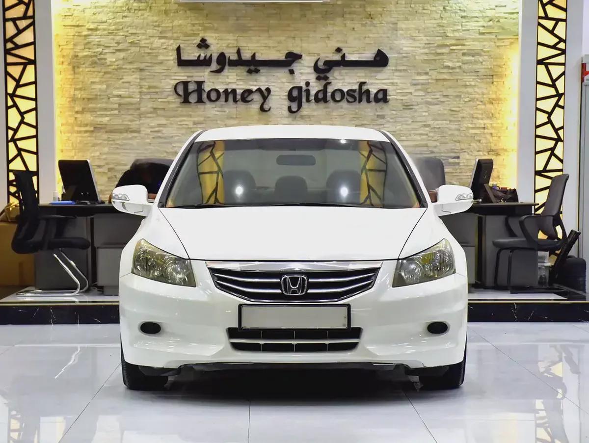 EXCELLENT DEAL for our Honda Accord i-Vtec ( 2012 Model ) in White Color GCC Specs