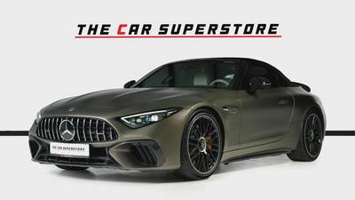 Mercedes Benz SL 63 AMG 4 MATIC Plus-Low Mileage-Exclusive Color-AMG Driver Performance Pack-3