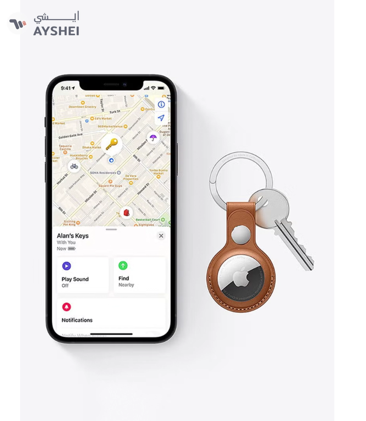 Apple AirTag Pack of 4 White-4-4