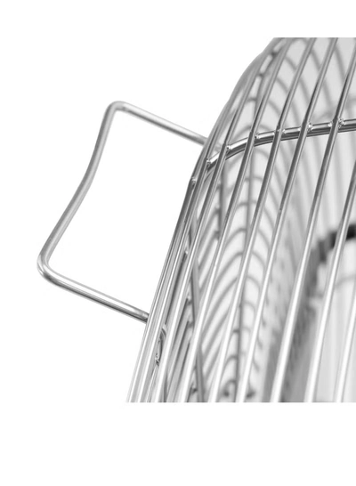 GEEPAS 18" Industrial Metal Floor Fan, 3 Pcs Factory Balanced Metal Blade, 3 Speed Options, Heavy Duty 450 MM, Powerful Copper Motor, Tilt Adjustable Head 150 W GF21196 Silver-2