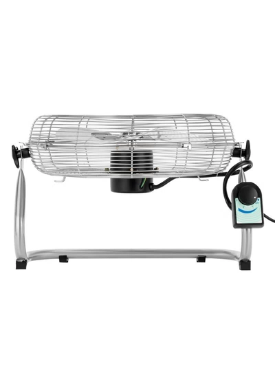 GEEPAS 18" Industrial Metal Floor Fan, 3 Pcs Factory Balanced Metal Blade, 3 Speed Options, Heavy Duty 450 MM, Powerful Copper Motor, Tilt Adjustable Head 150 W GF21196 Silver-3