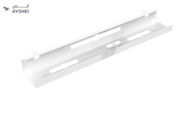 NAVODESK Under Desk Cable Organizer White