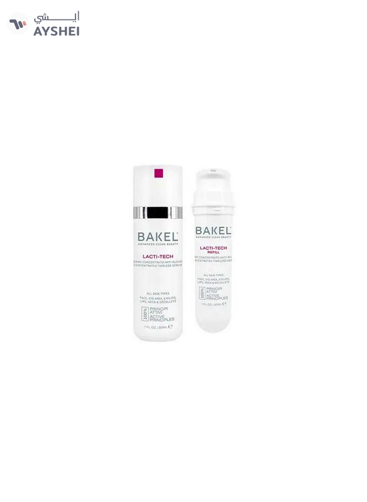 Bakel Lacti-Tech anti aging face serum 30ml Refillable
