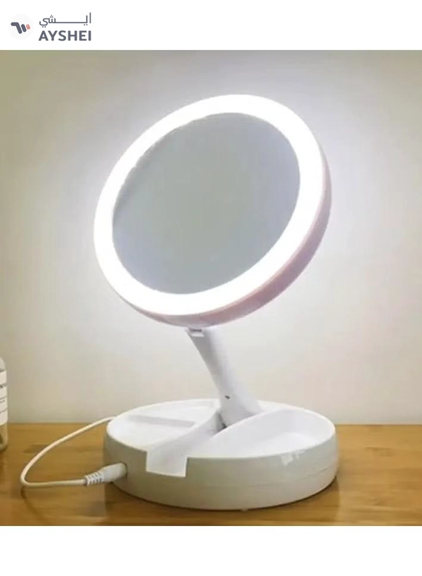 ORiTi 1pc Foldable USB Charging Or Battery Led Mirror