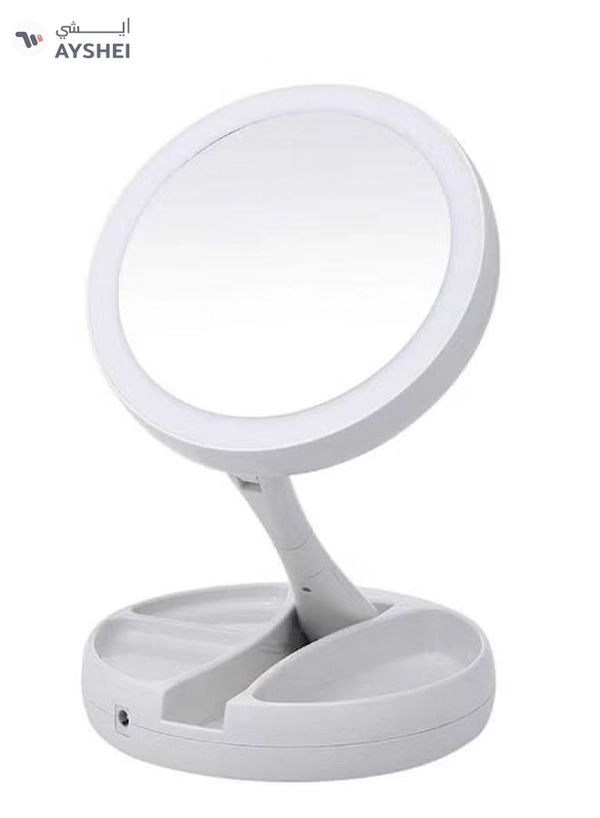 ORiTi 1pc Foldable USB Charging Or Battery Led Mirror