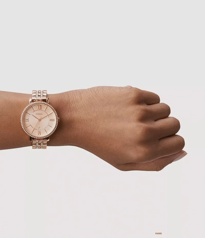 Fossil Women's Water Resistant Stainless Steel Analog Wrist Watch ES3546 - 36 mm - Rose Gold-3