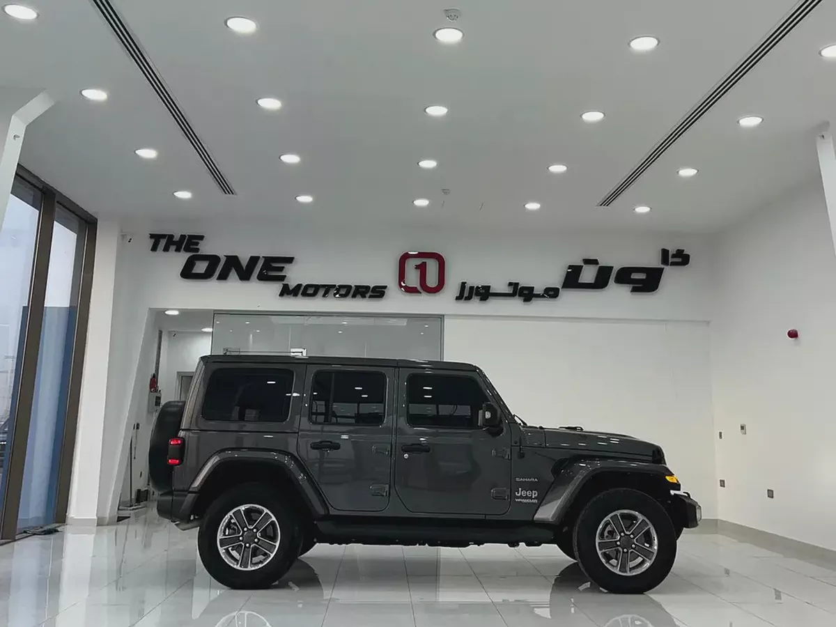 Jeep Wrangler Unlimited Sahara 2022 GCC Specs - Excellent Condition-2-2