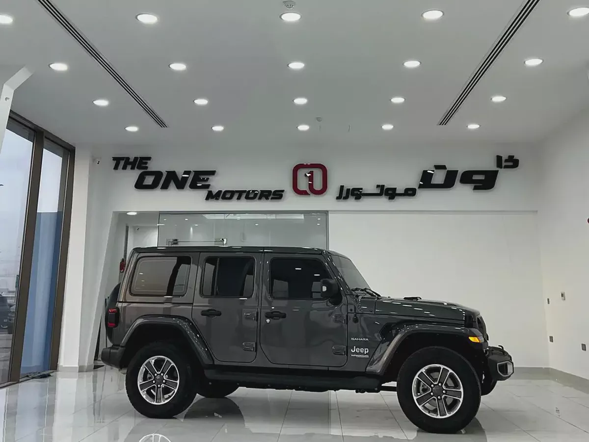 Jeep Wrangler Unlimited Sahara 2022 GCC Specs - Excellent Condition-3-3