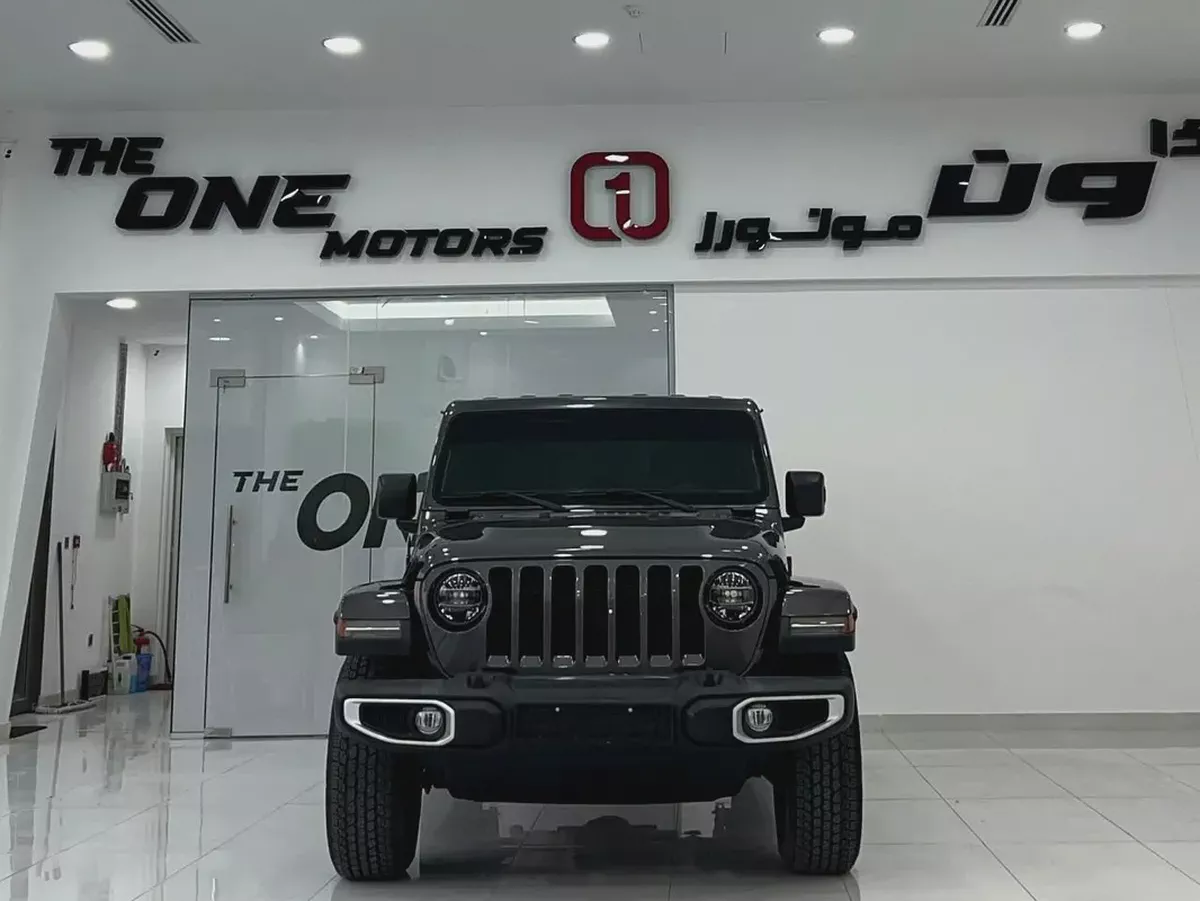 Jeep Wrangler Unlimited Sahara 2022 GCC Specs - Excellent Condition-4-4
