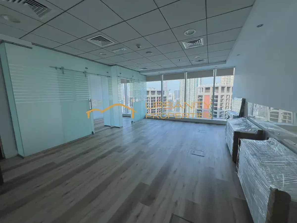 Fitted Office in Burlington Tower | Business Bay | 544 Sq. Ft. | 3 Parking Spaces