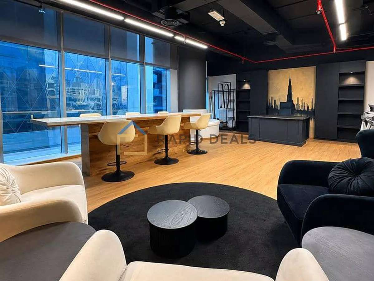 Fitted Office in Burlington Tower | Business Bay | 544 Sq. Ft. | 3 Parking Spaces-7-7