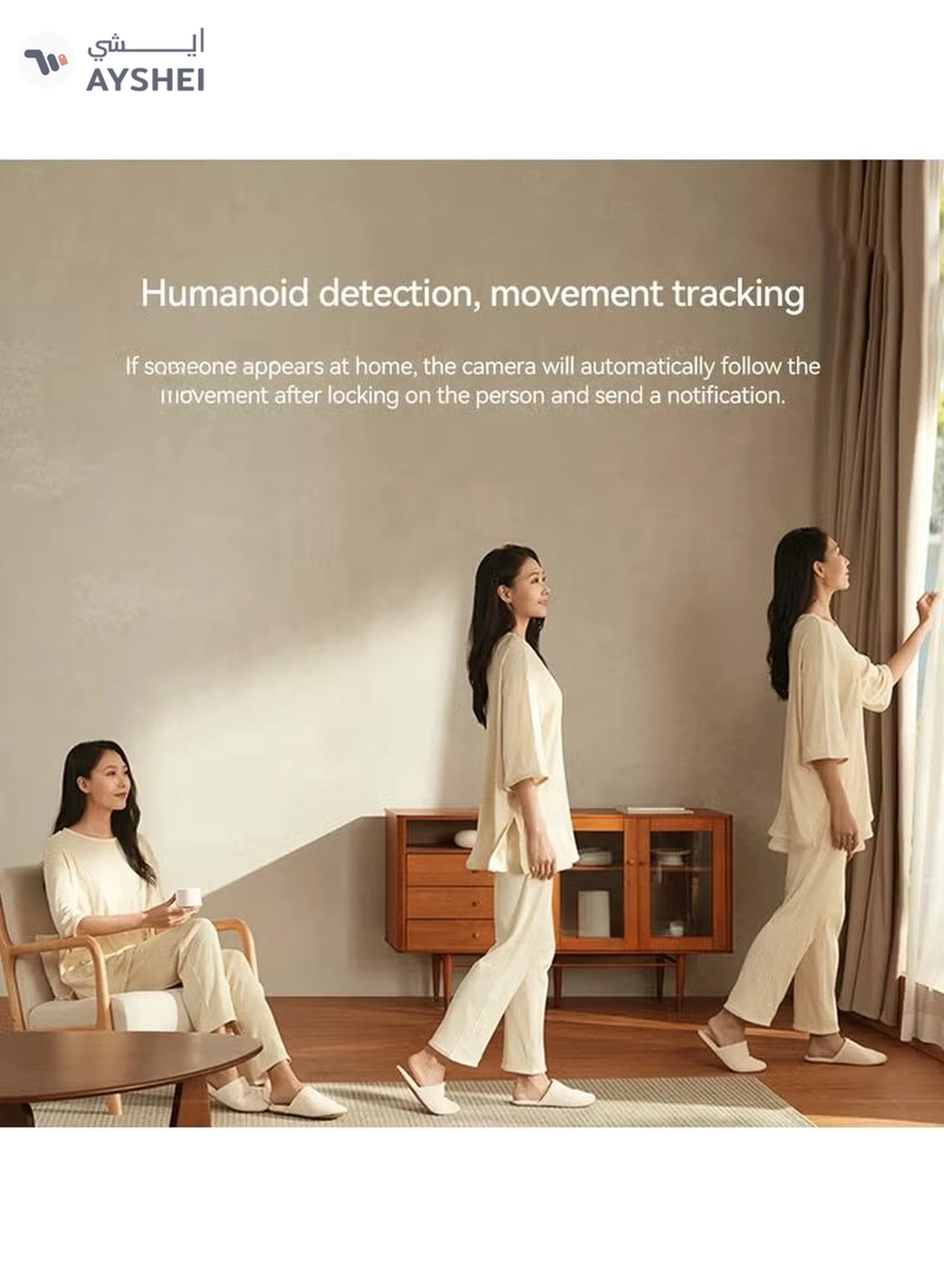 Xiaomi Smart Camera C500 Pro 5MP HDR Pet detection WiFi FullColor Night Vision Alexa Google Assistant Control-White-8-8