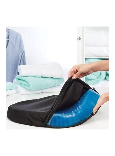 SILINGGY Breathable Seat Cushion Blue 380x40x300mm-5