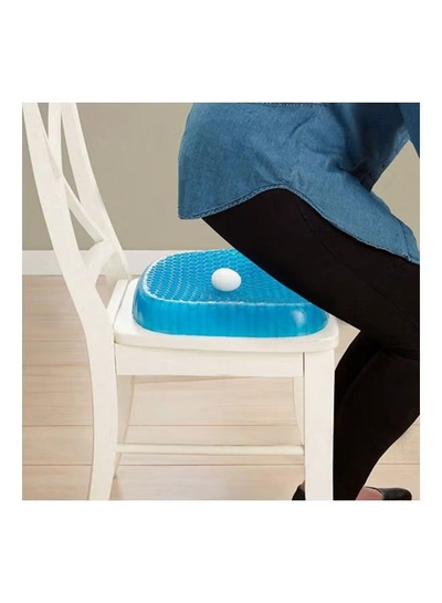 SILINGGY Breathable Seat Cushion Blue 380x40x300mm-3