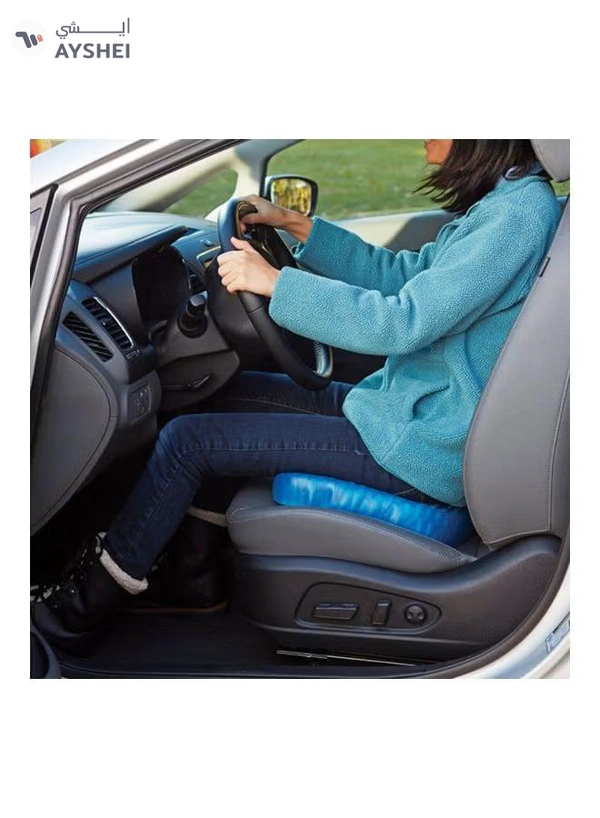 SILINGGY Breathable Seat Cushion Blue 380x40x300mm