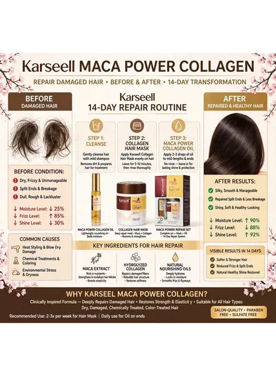 Nourishing Hair Care Collection – Shampoo, Conditioner, Hair Mask & Seru Pamper your hair with a convenient four-step routine combining cleansing, conditioning, intensive masking, and serum care to help maintain smoothness, softness, hydration, shine, and an effortlessly beautiful appearance.-7