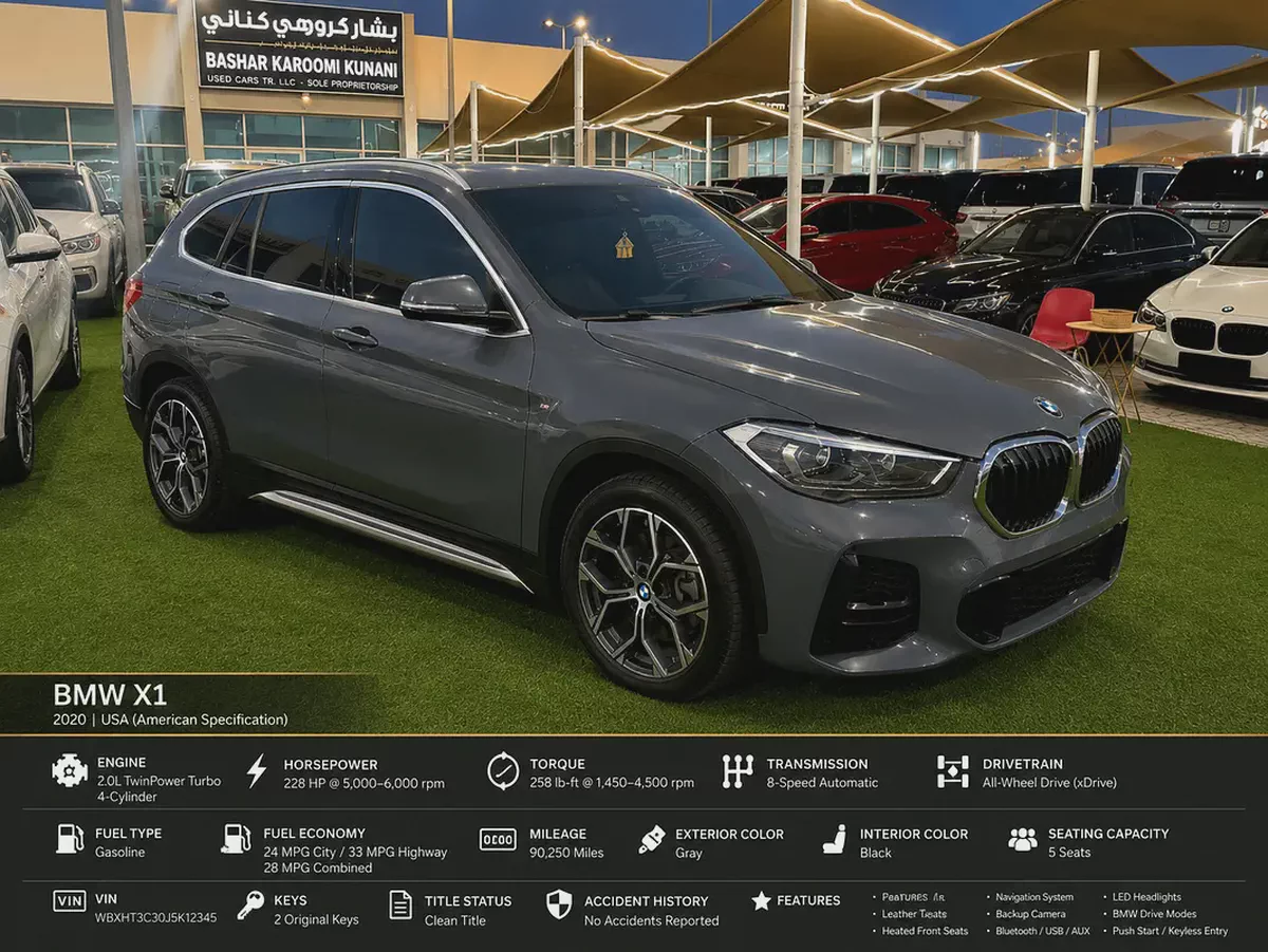 2020 BMW X1 sDrive 28i - Excellent Condition - American Specs-13-13