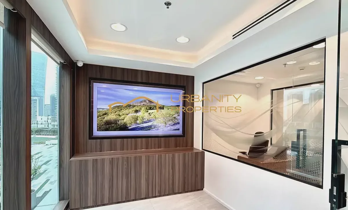 Luxury Office | Unique Layout | Canal View | Furnished | 2 Months free-4-4