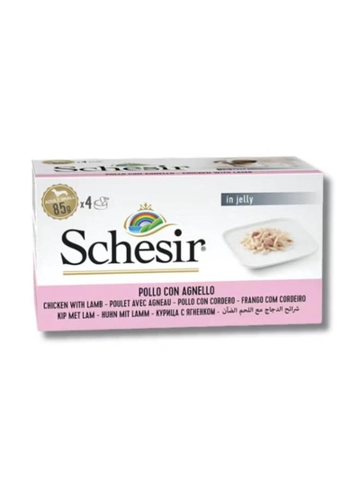 Schesir Dog Wet Food-Chicken Fillets With Lamb [Weight - 340g]-0