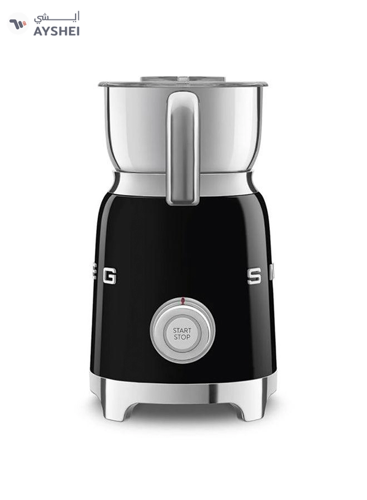 smeg Retro 50's Style Automatic Milk Frother with 8 Functions 0.5 L 500.0 W MFF01BLUK Black-1-1