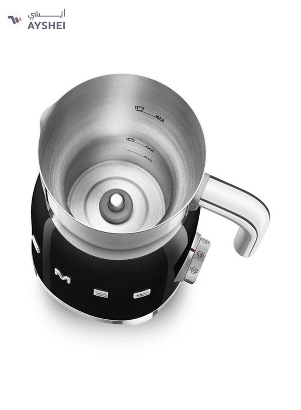 smeg Retro 50's Style Automatic Milk Frother with 8 Functions 0.5 L 500.0 W MFF01BLUK Black