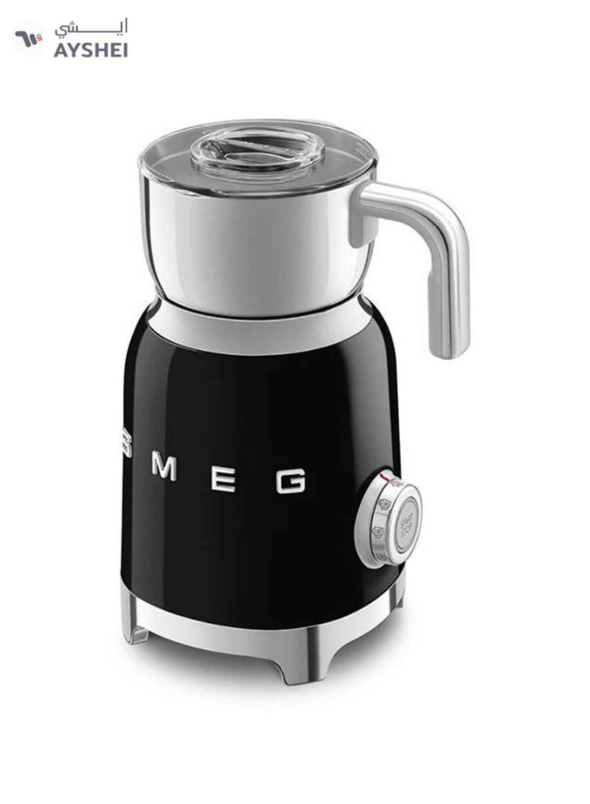 smeg Retro 50's Style Automatic Milk Frother with 8 Functions 0.5 L 500.0 W MFF01BLUK Black-5-5