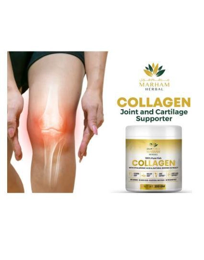 MARHAM HERBAL 100% Pure Fish Collagen With Hyaluronic Acid & Natural Berries Extract -4