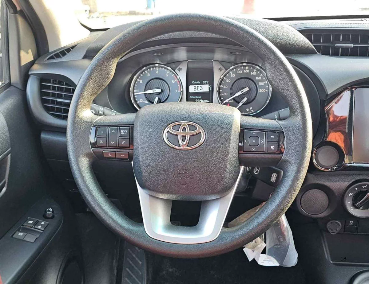 Toyota Hilux NARROW BODY SINGLE CABIN || 2.7L PETROL V4 | 4 HOOKS | FR&RR CHROME BUMPERS (CODE # HPMSC2)-16-0