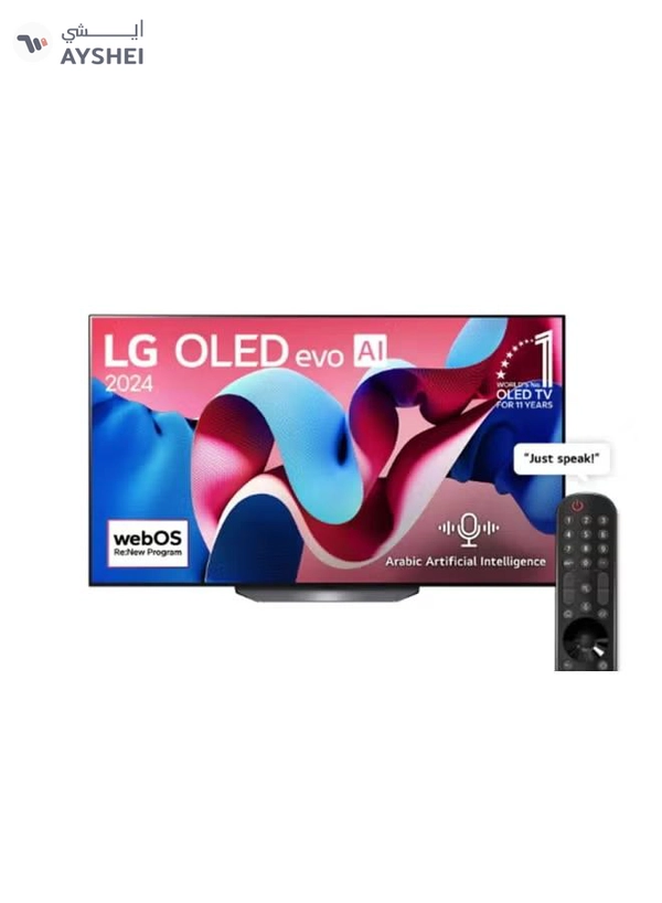 LG 65 inch OLED AI 4K 120Hz Smart TV AI Magic remote webOS24 2024 OLED65CS4VA-AMAE