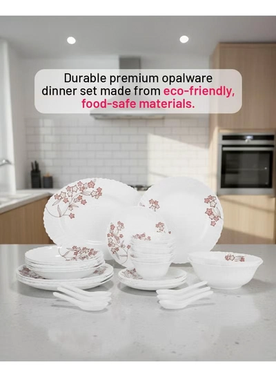 DELCASA 33 Pieces Opalware Dinner Set-8