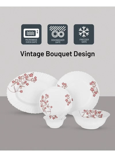 DELCASA 33 Pieces Opalware Dinner Set-5