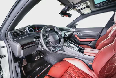 Peugeot 508 GT-GCC-1 Owner-Al Nabooda Warranty-Exclusive Leather Sports Seats With White Stitching-10
