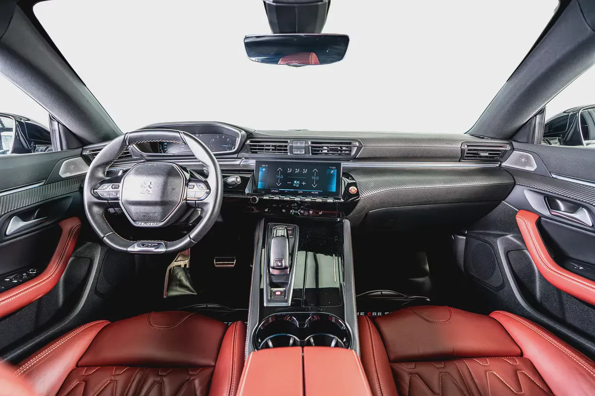 Peugeot 508 GT-GCC-1 Owner-Al Nabooda Warranty-Exclusive Leather Sports Seats With White Stitching-9-9