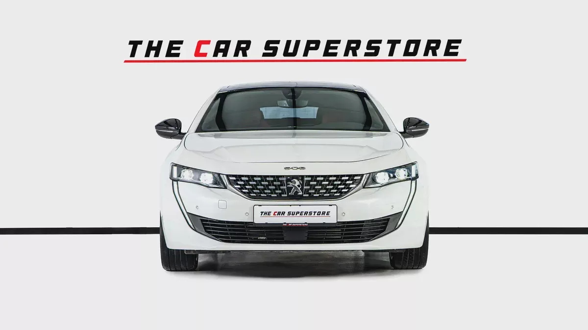 Peugeot 508 GT-GCC-1 Owner-Al Nabooda Warranty-Exclusive Leather Sports Seats With White Stitching-2-2
