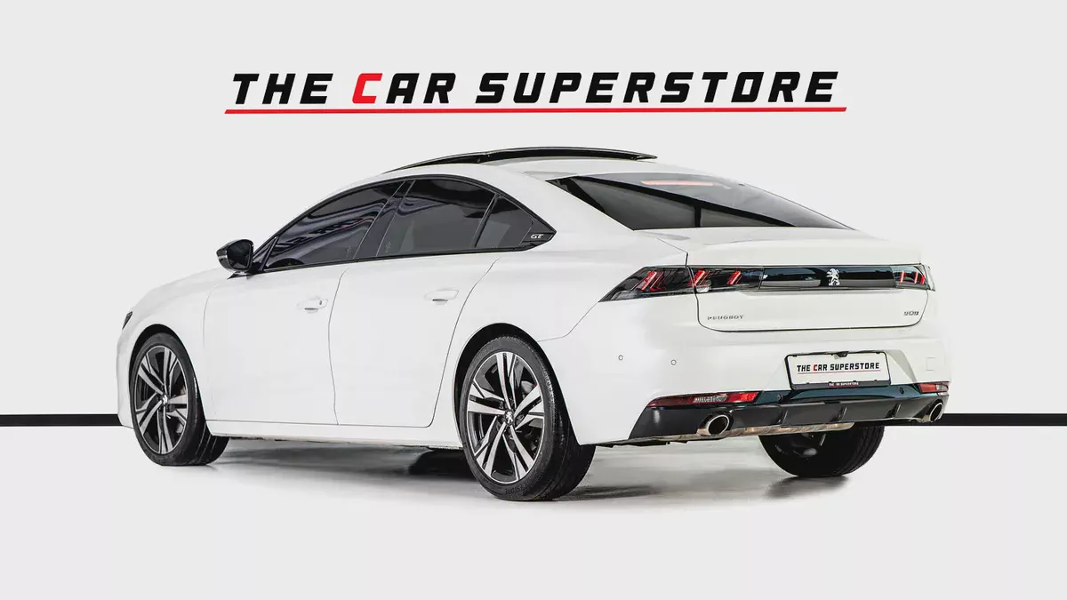 Peugeot 508 GT-GCC-1 Owner-Al Nabooda Warranty-Exclusive Leather Sports Seats With White Stitching-5-5