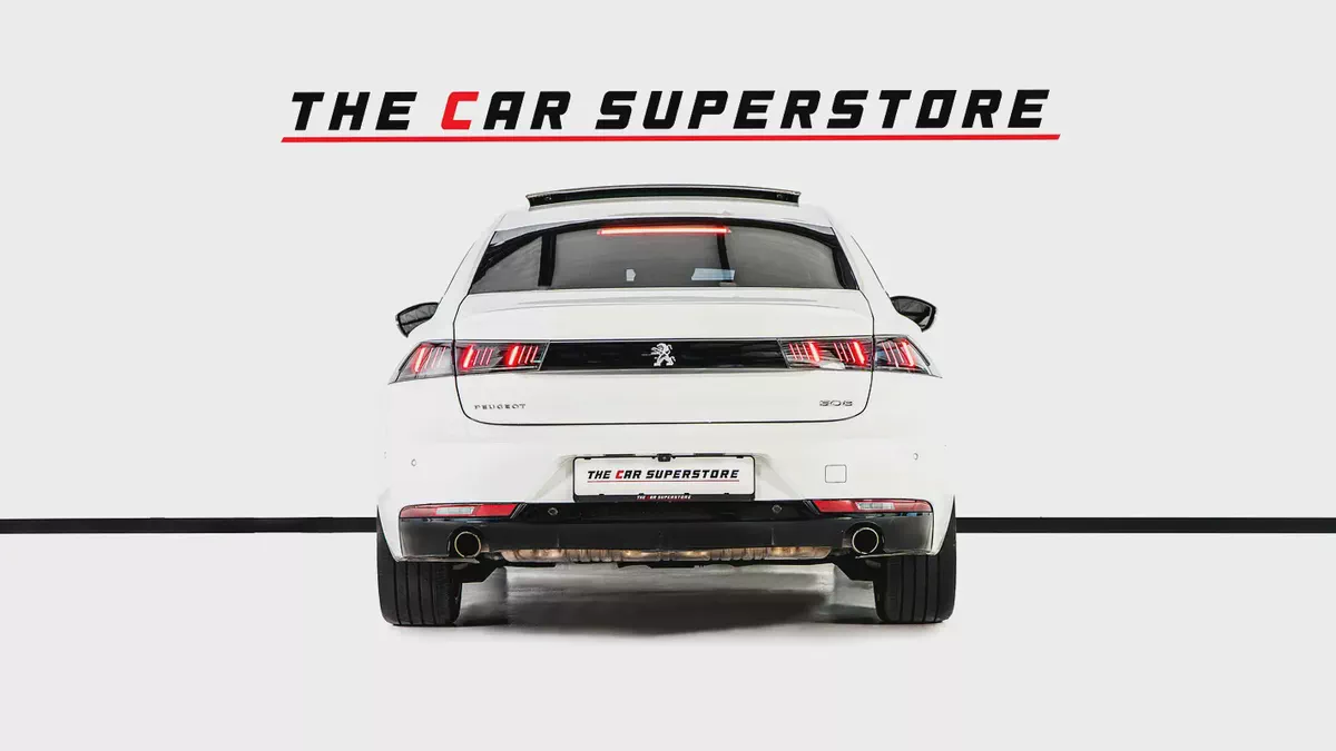 Peugeot 508 GT-GCC-1 Owner-Al Nabooda Warranty-Exclusive Leather Sports Seats With White Stitching-6-6