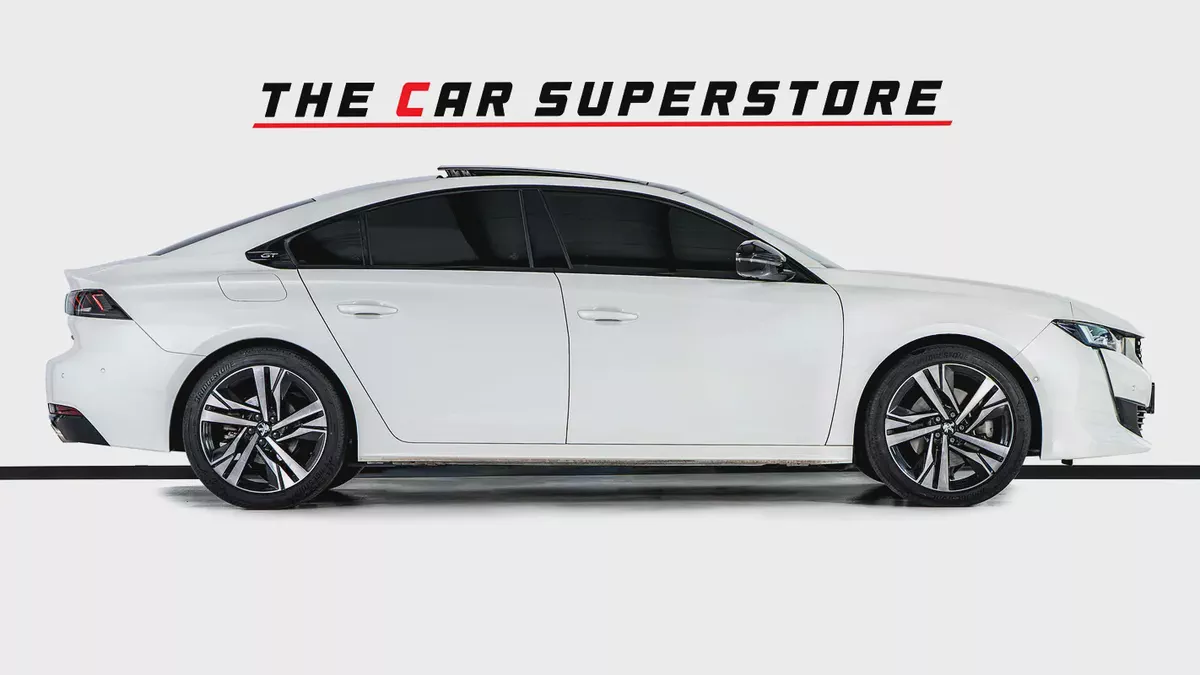 Peugeot 508 GT-GCC-1 Owner-Al Nabooda Warranty-Exclusive Leather Sports Seats With White Stitching-8-8