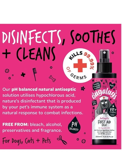 BUGALUGS Antiseptic First Aid Spray 200ml (6.8 Fl Oz)-2