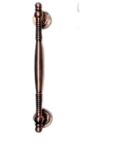 ABBASALI Modern And Stylish Wooden And Glass Door Handles Sets Of 2 Pieces(12'')-0
